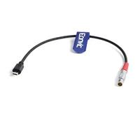 Eonvic Timecode Out Câble pour enregistrement d'ambiance LTC-Out 5 broches mâle vers micro USB pour appareil photo Sony FX3/FX30/A7M3/A7M4/A7S2/A7S3/A7R3/A7R4/A7R5
