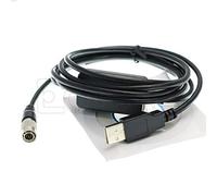 Eonvic Trimble S6 S8 M3 Câble d'alimentation et de données Hirose 6 broches mâle vers USB