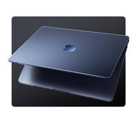 EooCoo Compatible avec Coque MacBook Air 13 Pouces M4 M3 M2 2025 2024 2022 Étui Rigide Mac Book Air 13,6" A3240 A3113 A2681 - Bleu Minuit Mat [Identique à Midnight sur Mac] Moins de Traces de Doigts