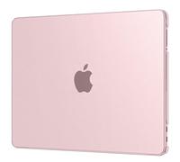 EooCoo Compatible avec Coque MacBook Neo 13 Pouces 2026 (Modèle A3404, Puce A18 Pro) Correspondance Parfaite Couleur d'origine, Anti-Rayures, Coque Rigide de Protection Robuste - Rose poudré Mat