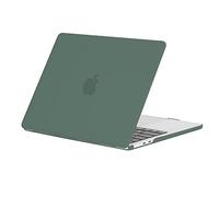 EooCoo Coque Compatible avec MacBook Air 13,6 Pouces M4 A3240 M3 A3113 M2 A2681 2025 2024 2022 avec Touch ID, Mac 13 Etui Rigide Housse de Protection en Plastique Mince Dur - Vert Minuit Mat