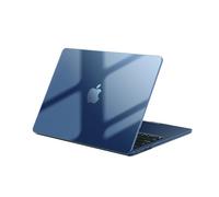 EooCoo Coque compatible avec MacBook Air 15 Pouces 2025 2024 2023 M4 A3241 M3 A3114 M2 A2941 avec Touch ID et 15,3" Retina, compatible avec Mac Air 15 Protection Étui Rigide Plastique - Crystal Minuit
