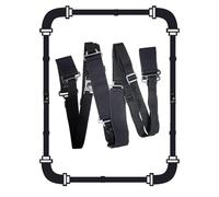 Eopocdor Tendeur de drap de lit réglable, support de matelas, bande élastique pour maintenir les feuilles sur le lit, poignées à 360 degrés (C)