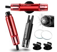 EOPUOZS 2 en 1 Marteau de Sécurité pour Voiture, 2 Pièces Brise Vitre Coupe Ceinture, Marteau d'urgence Voiture pour Voitures et Bus, Voiture Outil d'Évasion d'urgence