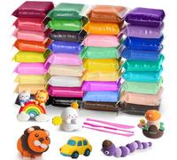 EOPUOZS Argile Autodurcissante Enfant, 36 Couleurs Pate a Modeler Autodurcissante, Clay Set, Pate Autodurcissante pour Enfants, Cadeau pour Garçons et Filles de 3 à 12 Ans