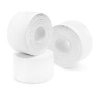 EOPUOZS Bande de Kinésiologie Sport 3 Rouleaux, Bande Adhésive Élastique en Coton 3.8cm x 10m, Tape Sport pour Soutien Musculaire et Articulaire (Blanc)