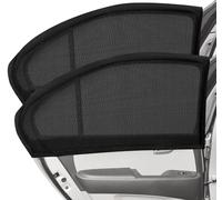 EOPUOZS Pare Soleil Voiture Bébé pour Vitres Arrières, Lot de 2 Chaussette Voiture Soleil pour Enfants et Animaux, Bloquer Les Rayons UV Anti Moustiquaire, pour 99% Toutes Les Voitures