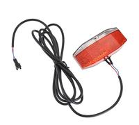 Eorleya Feu Arrière pour VAE 6V-48V Compatible avec Vélos Électriques, Lampe de Sécurité LED pour Vélo, Feu Arrière de Vélo, Lumière de Signalisation.