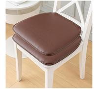 EORNOW Coussins De Siège Imperméables en Forme De Fer À Cheval, Lot de 1/2/4 Coussins De Chaise De Salle À Manger en Similicuir, Coussins Antidérapants avec Attaches