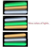 EORNYHQMY Lumière PDR De Voiture, Outils De Débosselage sans Peinture, 9 Lampes De Test LED Puissantes, Facile À Utiliser, pour La Réparation De Détection De Bosses Mineures