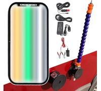 EORNYHQMY Lumière PDR, Outils Portables De Réparation De Bosses De Voiture, avec Lumière De Bord De Ligne LED, Support À Double Usage, Luminosité Réglable