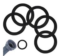 EORPAVU Joints d'étanchéité plats, Kit de joints en caoutchouc pour piège à odeurs 5 pièces 45mm pour joints de descente de gouttière (noir)