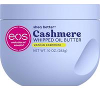 eos Beurre corporel à l'huile de cashmere Whipped Oil - Vanilla Cashmere 72 heures - Beurre corporel riche - Pour peaux sèches - 283 g