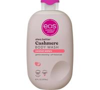 eos Cashmere Body Wash - Gel douche hydratant à l'eau de noix de coco - Formule gel crémeuse - Avec beurre de karité - 473 ml