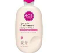 eos Cashmere Body Wash - Gel douche hydratant Strawberry Dreams - Formule gel crémeuse - Avec beurre de karité - 473 ml