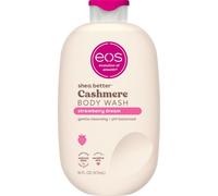 eos Cashmere Body Wash - Gel douche hydratant Strawberry Dreams - Formule gel crémeuse - Avec beurre de karité - 473 ml
