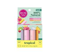 eos FlavorLab Lot de 4 baumes à lèvres super doux au karité tropical | Hydratation 24 heures | Soin des lèvres sans gluten | Fruit du dragon