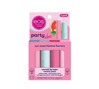 EOS Party vibs Balm Lemes Varieurs Pack- Cotton Colon Cobile Fros? Punche de grenade et champagne rose des produits de soins aux levres d'humidi
