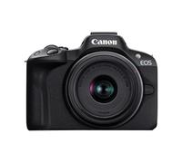 Canon EOS R50, Black + RF-S 18-45mm F4.5-6.3 IS STM Kit MILC 24,2 MP CMOS 6000 x 4000 pixels Noir