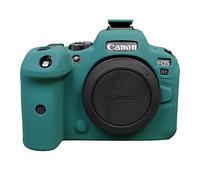 EOS R6/R6 II Étui, MUZIRI KINOKOO Housse de Protection Compatible avec Canon EOSR6 / R6 II / R6 Mark II Caméra - Coque en Silicone Souple - Vert