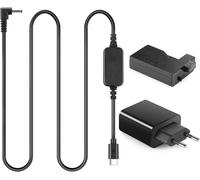 Eos Rebel Xsi T1I 450D 500D Kiss F X2 X3 Câble D'Alimentation Usb Type-C -E5 Dc Coupler Lp-E5 Virtual Battery Kit D'Adaptateur Pd[UsbC811]