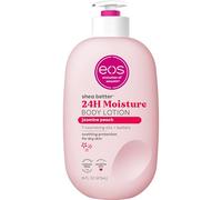 eos Shea Better Lotion corporelle Jasmin Peach, soin de la peau hydratant 24 heures, légère et non grasse, karité naturel, végétalien, 473,2 ml
