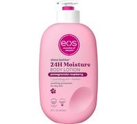 eos Shea Better Lotion pour le corps - Grenade à la framboise, soin hydratant pour la peau pendant 24 heures, léger et non gras, fabriqué avec du karité naturel, végétalien, 16 fl oz