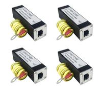 Eoslcusmvl 4X Protecteur RéSeau POE 1000M POE 1000M Monitor Camera Parasurtenseur RJ45 Gigabit Ethernet Protection Device Arrester