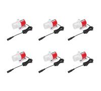 Eoslcusmvl 6X Pompe à Eau Submersible 20W 12V DC 1100L/H Pompe à Eau à Vitesse Variable Contrôlée par la Marine Aquarium de Réservoir de Poissons