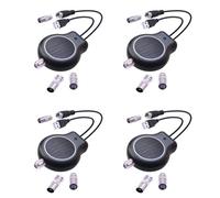 Eoslcusmvl Lot de 4 amplificateurs de signal d'antenne TV numérique HD FM DVB - Installation rapide pour l'extérieur ou l'intérieur - Alimentation USB - 32 DBI