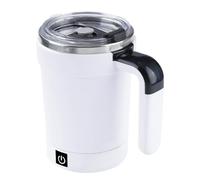 Eoslcusmvl Tasse à Café Rechargeable en Acier Inoxydable - Mélangeur Magnétique, Agitateur Électrique avec Technologie Magnétique Rotative
