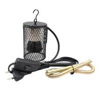 Eosnow Lampe chauffante 50W, abat-jour en céramique à infrarouge, lampe chauffante pour tortues, perroquets, lézards, oiseaux, fou