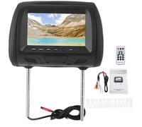 Eosnow Moniteur de lecteur multimédia MP5 pour siège de voiture, appui-tête, écran LCD 7 pouces, Support amplificateur USB