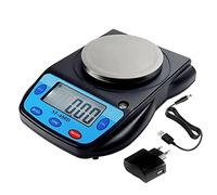 Eosphorus Balance de Précision 600g x 0,01g, Plateau Rond, Balance de Laboratoire pour Écoles et Sciences, Fonction Comptage, Unités g/oz/ct, Alimentation USB et Secteur