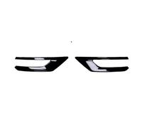 EOTCXJBX Autocollant for pare-chocs avant antibrouillard, compatible avec Volvo S90 V90 2016-2020, noir chromé, accessoires de décoration extérieure