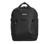 EOTO Sac à dos SMALL16 pour l'université, les voyages, le travail et les loisirs, durable, ergonomique, imperméable, sac à dos multifonction, sac à dos Lifestyle pour femme, homme, 16 l, Noir