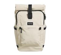 eoto TALL41 Sac à dos roll-top pour université, voyage, travail et loisirs, durable, ergonomique, imperméable, sac à dos multifonction, sac à dos de voyage, pour homme et femme, 41 L, Crème/beige