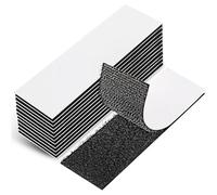 EOTW 12 Pièces Scratch Autocollant Double Face， 3 x 10cm Puissant Scotch Scratch pour La Maison Et Le Bureau Noir Amovible et Réutilisable Bande Scratch Adhésive