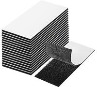 EOTW 18 Pièces Scratch Autocollant Double Face， 5 x 10cm Puissant Scotch Scratch pour La Maison Et Le Bureau Noir Amovible et Réutilisable Bande Scratch Adhésive…