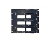 Eouayoree 6 Gops SATA5.1 Adaptateur de Plantes Arrière du Serveur HDD SSD, Solution de Stockage à Haute Capacité pour NAS, 2 X 4D 4 Disques Expansion Board
