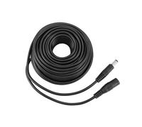 Eouayoree Connecteur de Câble D'Extension d'alimentation CC Rallonge Jack Adaptateur Câble de Plomb Connecteur DC5521 Mâle à 10 M