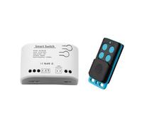 Eouayoree Kit de Module de Commutateur de Relais WiFi Intelligent, Module de Verrouillage Autobloquant 1 Voie AC85-250 V avec Boîtier de Télécommande