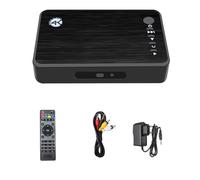 Eouayoree Lecteur Multimédia 4K Ultra HD pour Voiture TV SD MMC RMVB MP3 USB Disque Dur Externe U Disque Lecteur Multimédia Multimédia Boîtier Prise UE