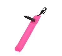 Eouayoree Mini Pendentif SMB de Plongée Bouée de de Tube de Signal de Saucisse de Sécurité Gonflable pour Les Amateurs de Plongée Rose Rouge