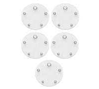 Eouayoree Paquet de 5 Joints D'Étanchéité à Clapet en Silicone pour Réservoir de Toilette, Pièces de 3 Pouces pour 7381424-100.0070A
