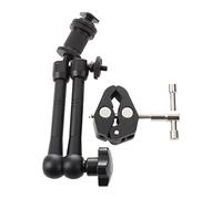 Eouayoree R 11" Pouces Friction Articulation Bras Magique + Super Clamp Crabe Pince Clip pour DSLR
