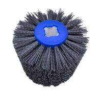 Eouayoree Roue de Polissage Du Tambour Filaire Abrasif 120x 100x 19 mm de Brosse de Travail Métallique en Nylon