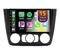 Eouyt Android Autoradio pour BMW 1 Series E87 E81 E82 E88 2004-2011, 9 Pouces Poste Radio Voiture avec CarPlay Android Auto GPS WiFi Bluetooth Caméra(B,8Core(2+32GB))