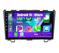 Eouyt Android Autoradio pour Honda CR-V 2006-2012, 9 Pouces Poste Radio Voiture avec CarPlay Android Auto GPS WiFi Bluetooth Caméra(8Core(8+256GB))