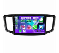 Eouyt Android Autoradio pour Honda Odyssey 2015-2019, 9 Pouces Poste Radio Voiture avec CarPlay Android Auto GPS WiFi Bluetooth Caméra(8Core(6+128GB))